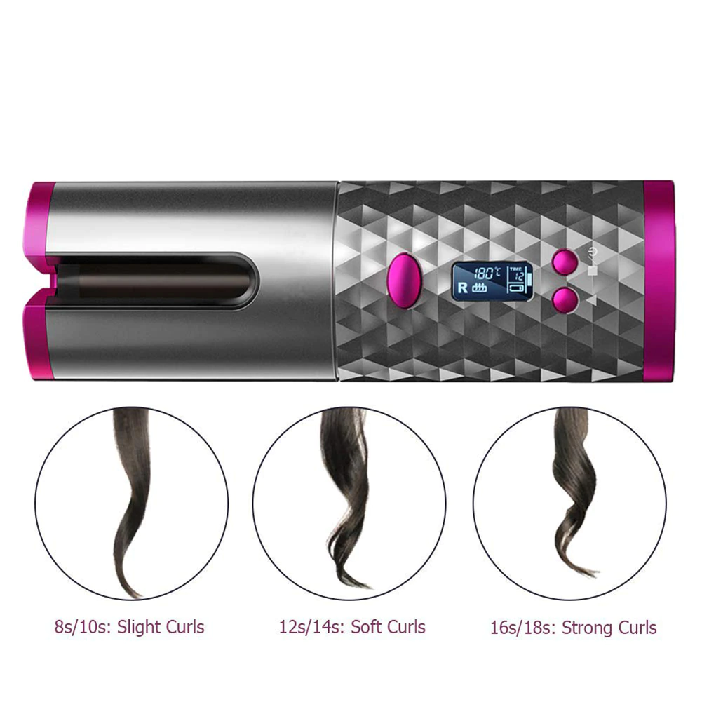 Shimmer & Glow Portable Hair Curler